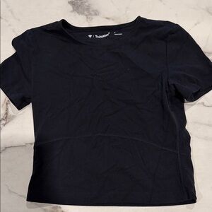 Black Short Sleeve Athletic tee